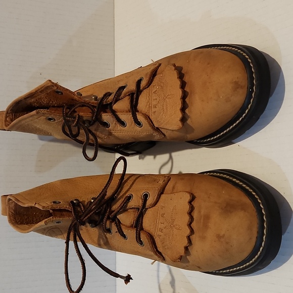 Ariat leather boots women's size 7.5 B - Picture 5 of 10